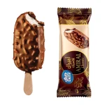 بستنی چوبی وانیلی با روکش شکلات مغزدار آمیرال کلاسیک 70 گرم دایتی